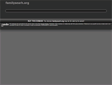 Tablet Screenshot of familysearh.org
